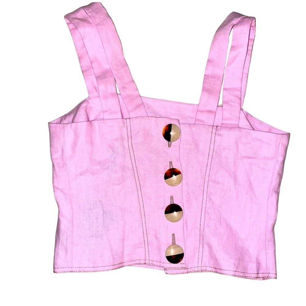 NICHOLAS Button Back Top